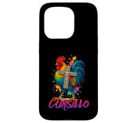 DeColores Cursillo Rainbow Rooster Cattolico Custodia per iPhone 15 Pro
