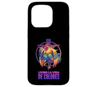 DeColores Cursillo Rainbow Rooster Cattolico Custodia per iPhone 15 Pro