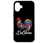 DeColores Cursillo Rainbow Rooster Cattolico Custodia per iPhone 16 Plus