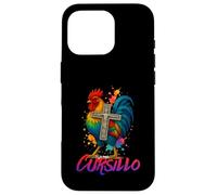 DeColores Cursillo Rainbow Rooster Cattolico Custodia per iPhone 16 Pro
