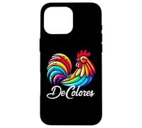 DeColores Cursillo Rainbow Rooster Cattolico Custodia per iPhone 16 Pro Max