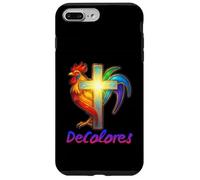 DeColores Cursillo Rainbow Rooster Cattolico Custodia per iPhone 7 Plus/8 Plus