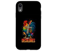 DeColores Cursillo Rainbow Rooster Cattolico Custodia per iPhone XR