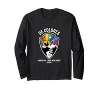 DeColores Cursillo Rainbow Rooster Cattolico Maglia a Manica