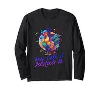 DeColores Cursillo Rainbow Rooster Cattolico Maglia a Manica