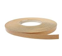 DecoMeister Bordo per Mobili Termoadesivo 21mm x 10m - Nastro in Melamina per Mensole e Tavoli - Bordatura in melaminico con adesivo termofusibile - Applicazione con Ferro da Stiro - Rovere