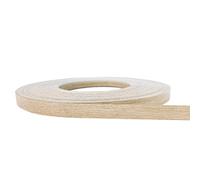 DecoMeister Bordo per Mobili Termoadesivo 21mm x 1m - Nastro in Melamina per Mensole e Tavoli - Bordatura in melaminico con adesivo termofusibile - Applicazione con Ferro da Stiro - Rovere Oliato