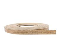 DecoMeister Bordo per Mobili Termoadesivo 21mm x 20m - Nastro in Melamina per Mensole e Tavoli - Bordatura in melaminico con adesivo termofusibile - Applicazione con Ferro da Stiro - Rovere Riva