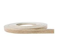 DecoMeister Bordo per Mobili Termoadesivo 21mm x 20m - Nastro in Melamina per Mensole e Tavoli - Bordatura in melaminico con adesivo termofusibile - Applicazione con Ferro da Stiro - Rovere Naturale