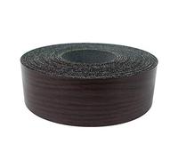 DecoMeister Bordo per Mobili Termoadesivo 40mm x 50m - Nastro in Melamina per Mensole e Tavoli - Bordatura in melaminico con adesivo termofusibile - Applicazione con Ferro da Stiro - Castagno Wengé