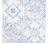 DecoMeister Pavimento Adesivo 30,5x30,5 cm - Piastrelle Adesive Pavimento Bagno e Cucina Impermeabili - Mattonelle in PVC per Interni, Spessore 1,2 mm - Vintage Retrò, Set 22 Pezzi (2 m²)