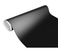 DecoMeister Pellicola Adesiva Auto 100x200 cm - Vinile Wrapping Termoformabile Anti-Bolle e AntiGraffio - Film Protettivo UV per Carrozzeria, Bici, Arredamento - Interno ed Esterno - Nero Opaco FT1