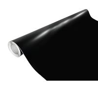 DecoMeister Pellicola Adesiva Auto 151x1500 cm - Vinile Wrapping Termoformabile Anti-Bolle e AntiGraffio - Film Protettivo UV per Carrozzeria, Bici, Arredamento - Interno ed Esterno - Nero Opaco FT4