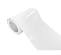 DecoMeister Pellicola Adesiva Auto 20x200 cm - Vinile Wrapping Termoformabile Anti-Bolle e AntiGraffio - Film Protettivo UV per Carrozzeria, Bici, Arredamento - Interno ed Esterno - Bianco Lucido