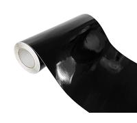 DecoMeister Pellicola Adesiva Auto 50x300 cm - Vinile Wrapping Termoformabile Anti-Bolle e AntiGraffio - Film Protettivo UV per Carrozzeria, Bici, Arredamento - Interno ed Esterno - Nero Lucido