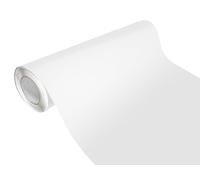 DecoMeister Pellicola Adesiva Auto 75x200 cm - Vinile Wrapping Termoformabile Anti-Bolle e AntiGraffio - Film Protettivo UV per Carrozzeria, Bici, Arredamento - Interno ed Esterno - Bianco Opaco FT2