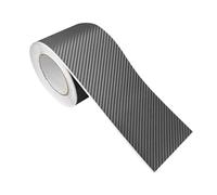DecoMeister Pellicola Adesiva per Auto 10x200 cm - Pellicola Fibra di Carbonio Wrapping Termoformabile e AntiGraffio - Pellicola Protettiva UV per Auto, Moto - Interno ed Esterno - Carbon 3D Grafite