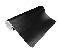 DecoMeister Pellicola Adesiva per Auto 75x500 cm - Pellicola Fibra di Carbonio Wrapping Termoformabile e AntiGraffio - Pellicola Protettiva UV per Auto, Moto - Interno ed Esterno - Carbon 3D Nero
