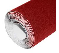 DecoMeister Pellicola Adesiva per Mobili Effetto Velluto 45x200 cm - Pellicola Decorativa Coprente per Restyling e Fai da Te - Carta Adesiva per Rivestimento Mobili e Interni - Rosso