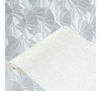 DecoMeister Pellicola Autoadesiva per Finestre 90x50 cm - Pellicola per Vetri Privacy Senza Perdita di Luce - Anti-UV per Vetro Finestra, Porte e Cabina Doccia - Ghiaccio