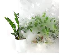 DecoMeister Pellicola Statica per Finestre 45x150 cm - Pellicola per Vetri Decorativa in PVC Perdita di Luce e Senza Colla - Facile da Applicare per Finestra e Cabina Doccia - Motivo Foglie 3D