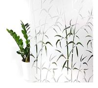 DecoMeister Pellicola Statica per Finestre 90x150 cm - Pellicola per Vetri Decorativa in PVC Perdita di Luce e Senza Colla - Facile da Applicare per Finestra e Cabina Doccia - Bambù