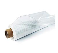 DecoMeister Pellicola Trasparente per Tavolo 130x190 cm - Protezione Tavolo PVC 0,2 mm Impermeabile e Antimacchia - Tovaglia Trasparente per Alimenti - Facile da Tagliare con Griglia di Precisione