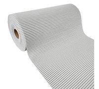 DecoMeister Tappetino da Bagno in Morbida Schiuma 110x65 cm - Tappeto Corsia e Passatoia Gomma Antiscivolo Multiuso per Corridoio e Bordo Piscina, PVC Traspirante - Grigio