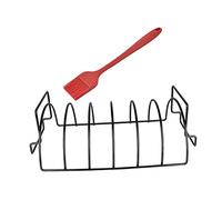DECOMELODY 1 Set Ribs e Utensile da Bbq con Design Antiscivolo e Resistente Al per Grigliate Include Maggiore Colore Casuale