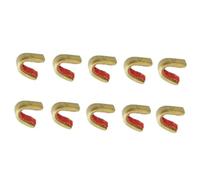 DECOMELODY 10 Fibbia in a per Crimpatura Bowstring Arco Fibbie Punti Incocco Incocco della Fermaglio con Fibbia a Ricurva Rosso Rame