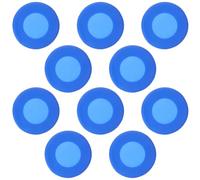 DECOMELODY 10 Pezzi Copertura Protettiva in Silicone per Stetoscopio Medico Blu, Set da 10 Pezzi, Accessori Clinici Riutilizzabili per Diaframma e Campana, Compatibile Modelli Ospedalieri e