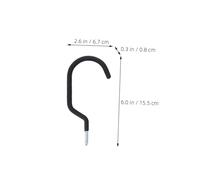 DECOMELODY 10 pezzi Ganci da Parete per Bicicletta in Metallo Resistente Supporto Muro per Garage e Casa per Bici Design Sospeso e Durevole Facile da Installare