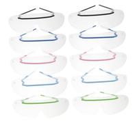 DECOMELODY 10 pezzi Maschere Occhi Protezione Vento Spruzzi per Adulti Donna Occhiali Protettivi Leggeri e Resistenti Design Alta