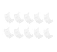 DECOMELODY 10 Pezzi Supporti Trasparenti per Smartphone in Multiuso Porta Cellulari Compatti per Ufficio Camera e Studio Design Minimalista e Leggero