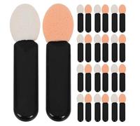 DECOMELODY 100 Mini Applicatori per Ombretti Monofacciali Neri Pennelli da Trucco Multiuso Morbidi e Portatili da 15 Pollici Compatibili Cosmetici Solidi per Viaggi e Ritocchi Veloci