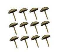 DECOMELODY 100 Pezzi Chiodi Tappezzeria Bronzo Antico Testa Decorativi per Mobili Sedia Bed Fissaggio Robustezza Vintage