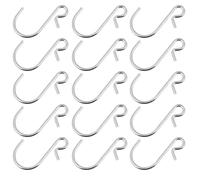 DECOMELODY 100 pezzi Ganci S in Acciaio Antiruggine Ganci Metallici Resistenti per Appendere Utensili da Cucina Piante e Oggetti Vari su Parete Uso Multiplo per Casa Garage e Giardino