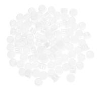 DECOMELODY 100 Pezzi Tappi Coprivite in Plastica Bianca Copertura Scatto per Viti per Mobili Armadi e Pannelli Cucina Resistenti per Progetti di Ristrutturazione