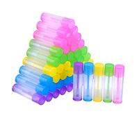 DECOMELODY 100 Tubetti Vuoti per Rossetto in Plastica PP, Contenitori per Lip Balm e Body Butters, per Fai da Te, Confezione da 100 Pezzi per Donne