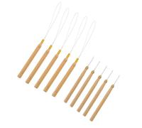 DECOMELODY 10pezzi Uncinetto per Dreadlock e Trecce Aghi per Uncinetto Strumenti di Bloccaggio per Capelli Leggeri e Portatili per Tessere e Progettare Acconciature