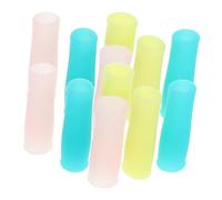 DECOMELODY 12 pezzi Protezioni in Silicone per Manico Forbicine Cuticole Antiscivolo Sleeve Copri Pinzette e Tronchesino Cuticole Compatto e Portatile per Manicure Mani