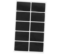DECOMELODY 1foglio Etichette Adesive Riutilizzabili Per Lavagna Nera Stickers Per Barattoli e Contenitori Facili Da Scrivere e Cancellare Adatte Per Decorazioni e Organizzazione Casa