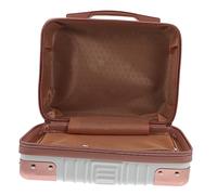 DECOMELODY 1pezzi Borsa Per Trucchi Portatile in Materiale Ecologico Valigetta Da Viaggio Per Cosmetici Scatola Anti-pressione e Anti-caduta Per Conservare Articoli Da Toeletta Durante i Viag