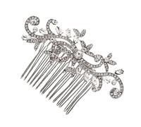 DECOMELODY 1pezzi Bridal Hair Comb Elegante Accessorio Per Sposa Con Strass Pettine Decorativo Per Cerimonie e Feste Adatto Per Matrimonio e Occasioni Speciali