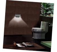 DECOMELODY 2 pezzi Lampada LED Sensore Infrarosso per Porta Luce Notturna Piccola con Attivazione Automatica al Buio Sensore Movimento Pir Facile Installazione con Adesivo Colore Argento