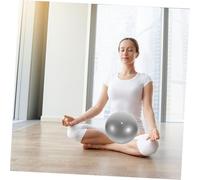 DECOMELODY 2 pezzi Palla Pilates Piccola in PVC Resistente per Esercizi Core Yoga e Riabilitazione per Allenamento Stabilità e Potenza