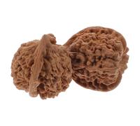 DECOMELODY 2 pezzi Palline Mani in Noce per Esercizi Manuali e Rilassamento Muscolare Terapia Antistress con Materiale Naturale Sicuro per Ginnastica e Focus Mentale