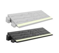 DECOMELODY 2 pezzi Pedana in Plastica per Soglie Casa Antiscivolo per Robot Aspirapolvere Facile da Spostare e Resistente Adatta Soglie e Gradini Design Elegante per Interni