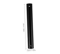 DECOMELODY 2 Pezzi Prolunga per Ventilatore da Soffitto in Ferro Nero Asta Estensione Sostitutiva per Ventilatori con Tubo Installazione Rapida e Design Elegante
