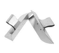 DECOMELODY 2 Pezzi Utensili Angolari per Cartongesso Acciaio Inox Spatola per Finitura Intonaco Ed Esterno Strumenti Resistenti per Lavori di Plastering e Design Ergonomico per Uso Prolungato